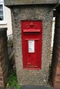A George 6th post box in Lower Sheering, Essex Royalty Free Stock Photo