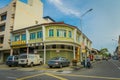 George Town, Malaysia - March 10, 2017: Streetscape view of buildings and daily life of the second largest city in