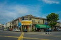 George Town, Malaysia - March 10, 2017: Streetscape view of buildings and daily life of the second largest city in