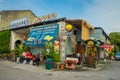 George Town, Malaysia - March 10, 2017: Streetscape view of shops and daily life of the second largest city in Malaysia.