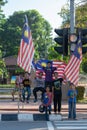 Patriotic kids enjoy national day celebration.