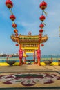 The Bean Boo Thean temple on the river in George Town Malaysia