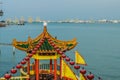 The Bean Boo Thean temple on the river in George Town Malaysia