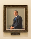 George W. Bush formal portrait Royalty Free Stock Photo