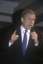 George W. Bush speaking at campaign rally, Burbank, CA in 2000