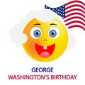George Washington birthday smiley