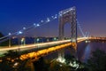 George Washington Bridge Royalty Free Stock Photo