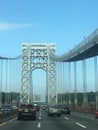 George Washington Bridge in New York and New Jersey Royalty Free Stock Photo