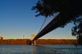 George Washington Bridge at sunrise. Royalty Free Stock Photo