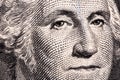 George Washington, a close-up portrait Royalty Free Stock Photo