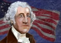 George Washington digital illustration