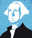 President George Washington, vector portrait