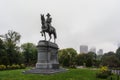 George Washington Monument in Boston Public Garden Royalty Free Stock Photo