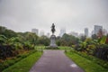 George Washington Monument in Boston Public Garden Royalty Free Stock Photo