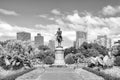 George Washington monument in Public Garden Boston Massachusetts Royalty Free Stock Photo