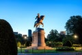 George Washington monument in Public Garden Boston Royalty Free Stock Photo