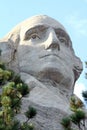 George Washington at Mount Rushmore Royalty Free Stock Photo