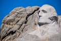George Washington on Mount Rushmore National Monument, South Dakota, USA Royalty Free Stock Photo