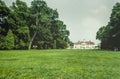 George Washington` s home in 60`s Royalty Free Stock Photo