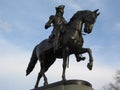 George Washington Statue, Boston Public Garden, Boston, Massachusetts, USA Royalty Free Stock Photo