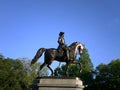 George Washington Statue, Boston Public Garden, Boston, Massachusetts, USA Royalty Free Stock Photo