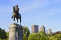 George Washington Statue, Boston Royalty Free Stock Photo