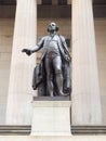 The George Washington statue at the Federal Hall in New York Royalty Free Stock Photo