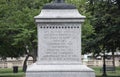George Washington Statue Inscription in Washington Park, Kansas City Missouri