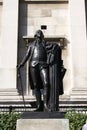 George Washington statue in Trafalgar Square, London, England Royalty Free Stock Photo