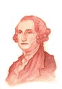 George Washington Watercolour Portrait