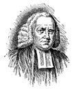 George Whitefield, vintage illustration