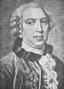 The Georges-Louis Leclerc, Comte de Buffon`s portrait, a French naturalist, mathematician, cosmologist, and encyclopÃÂ©diste in th