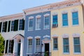 Georgetown historical district facades Washington Royalty Free Stock Photo