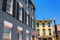 Georgetown historical district facades Washington Royalty Free Stock Photo