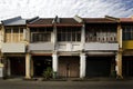 Georgetown, old colonial street, malaysia Royalty Free Stock Photo