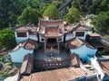 Aerial traditional place of worship Tien Kong Than