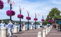 Georgetown Waterfront Boardwalk on a Sunday Afternoon