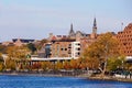 Georgetown waterfront park, Washington DC. Royalty Free Stock Photo