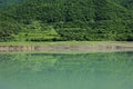 Georgia. Beautiful banks of the Zhinvali reservoir