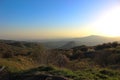 Georgia. Beautiful hills. Sunset. Landscape.