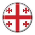 Georgia button flag round shape