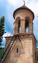 Georgia.Gelati monastery.Three-tiered monastery bell tower.
