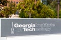 Georgia Institute of Technology sign