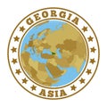 Georgia logo. Royalty Free Stock Photo