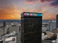 Georgia\'s Own Credit Union building honoring former President Jimmy Carter. Royalty Free Stock Photo