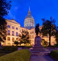 Georgia State capitol Royalty Free Stock Photo