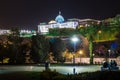 Georgia, Tbilisi night. View to the Presidential Palace