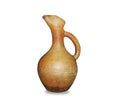 ancient ceramic jug made of clay for wine