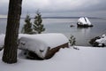 Georgian Bay Shoreline early December Royalty Free Stock Photo