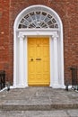 Georgian door, Dublin, Ireland Royalty Free Stock Photo